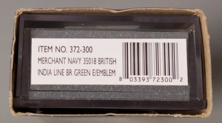 Graham Farish 372-300 N British Railway India Line 4-6-2 Steam Locomotive #35018 LN/Box