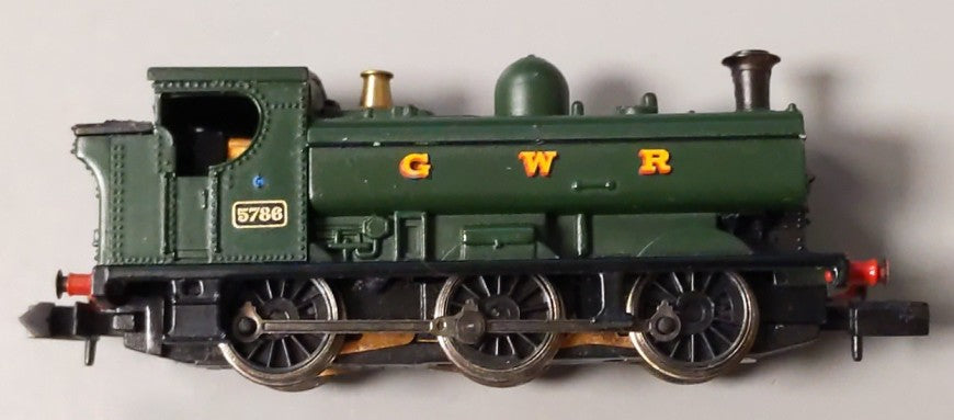 Graham Farish 371-906 N Scale GWR 57XX Pannier Tank 0-6-0 Steam Locomotive #5786 LN/Box