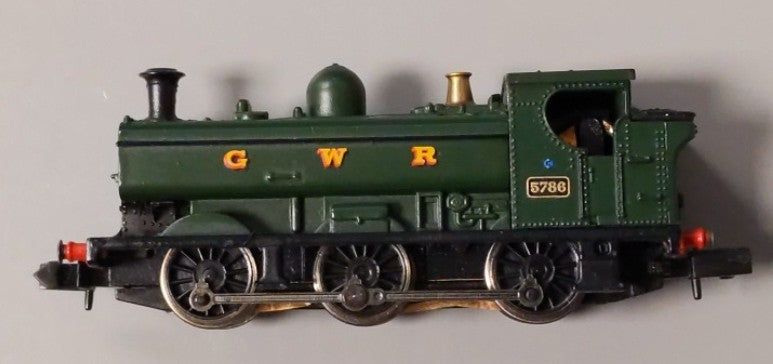 Graham Farish 371-906 N Scale GWR 57XX Pannier Tank 0-6-0 Steam Locomotive #5786 LN/Box