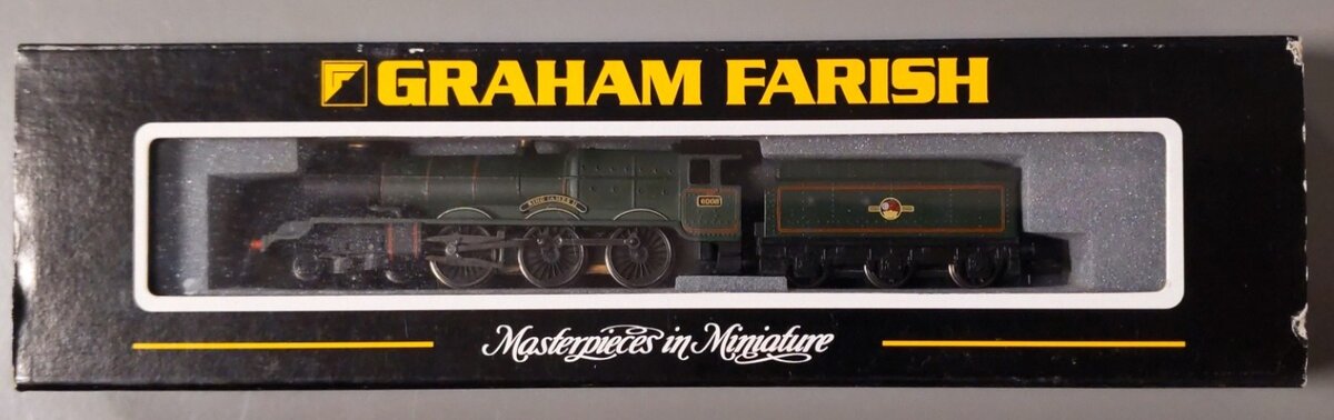 Graham Farish 372551 N King James II 6XXX Class 4-6-0 Steam Locomotive #6008 LN/Box
