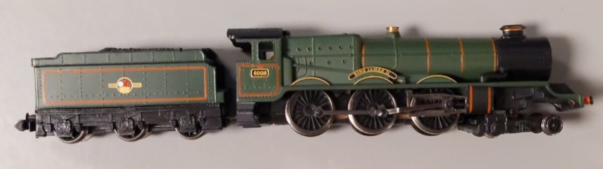 Graham Farish 372551 N King James II 6XXX Class 4-6-0 Steam Locomotive #6008 LN/Box