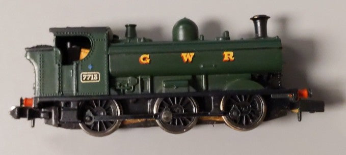 Graham Farish 371-905 N Scale GWR 57XX Pannier Tank 0-6-0 Steam Locomotive #7713 LN/Box