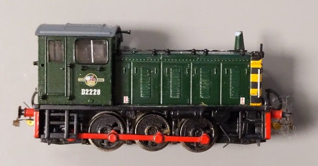 Graham Farish 371-050B N Scale British Railway Class 04 Diesel Locomotive #D2228 VG/Box