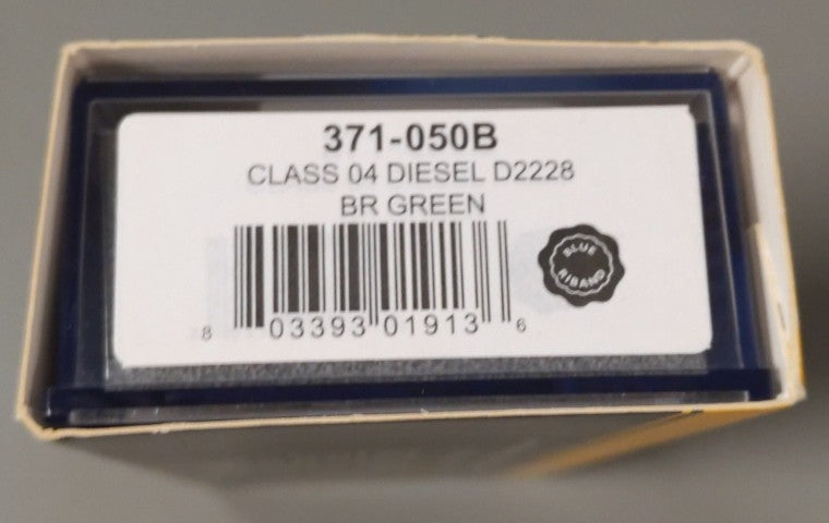 Graham Farish 371-050B N Scale British Railway Class 04 Diesel Locomotive #D2228 VG/Box