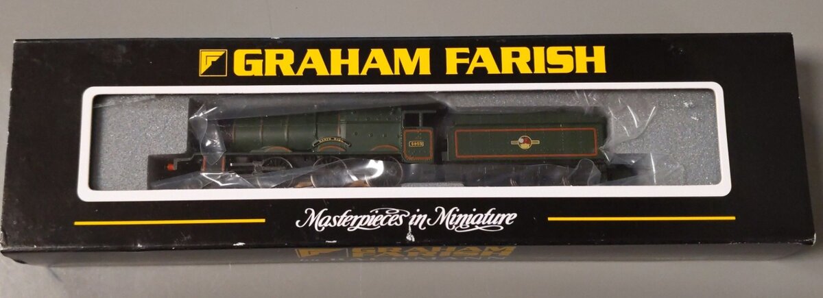 Graham Farish 372-000 N British Railway 49XX Garth Hall 4-6-0 Steam Loco #5955 LN/Box