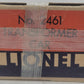 Lionel 2461 Vintage O Postwar Diecast Flatcar w/ Red Transformer VG/Box