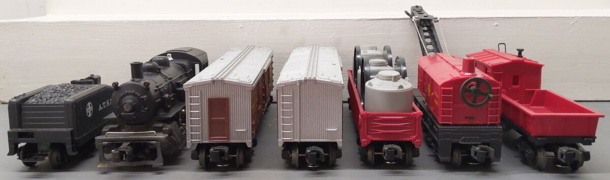 Lionel 6-1632 O Gauge Santa Fe Service Station Special Work Train Set EX/Box