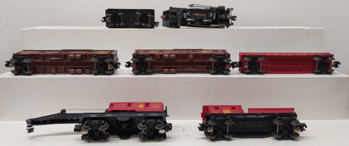 Lionel 6-1632 O Gauge Santa Fe Service Station Special Work Train Set EX/Box