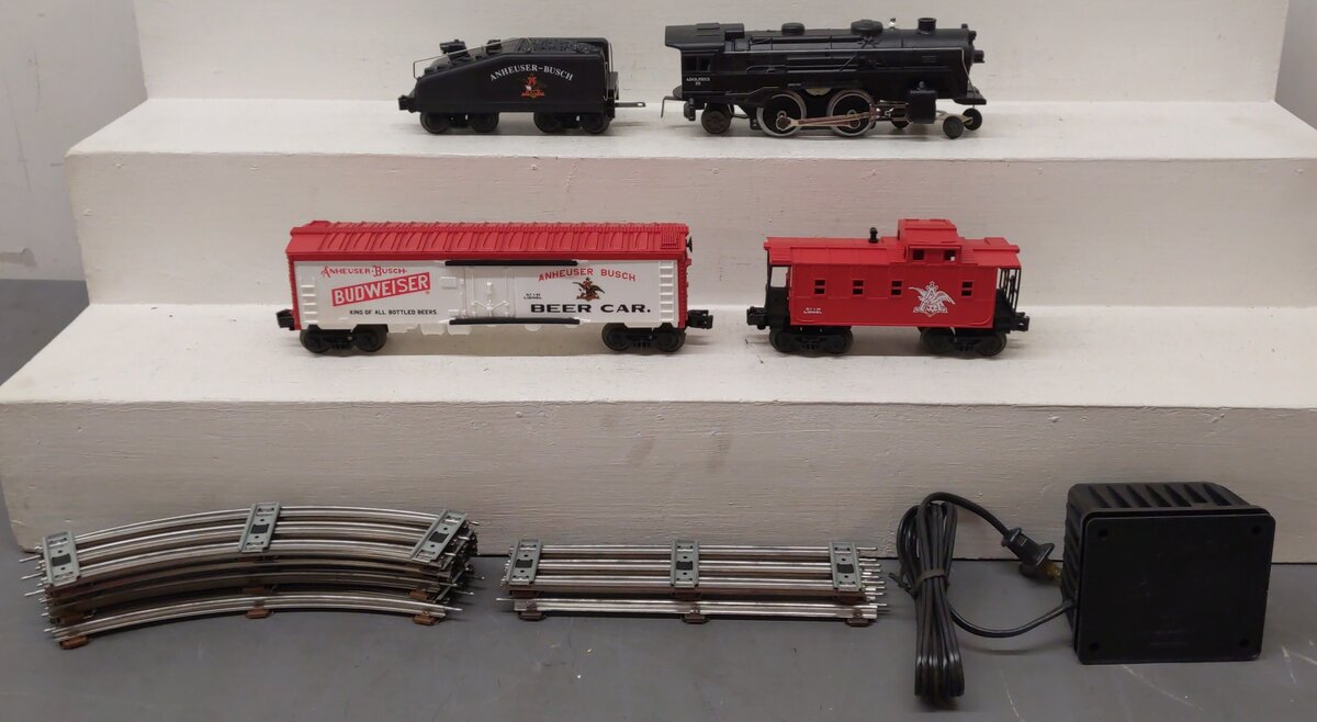 Lionel 6-11775 Anheuser Busch O Gauge Steam Train Set EX/Box