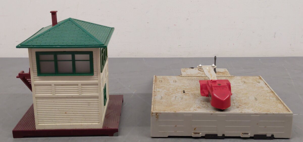 Lionel 445/460 Vintage O Gauge Switch Tower & Piggyback Loader Platform [2]