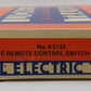 Lionel 6-5133 O Gauge Left Hand Remote Control Switch Turnout EX/Box
