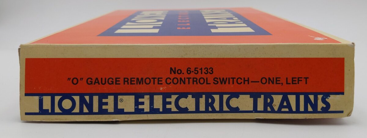 Lionel 6-5133 O Gauge Left Hand Remote Control Switch Turnout EX/Box