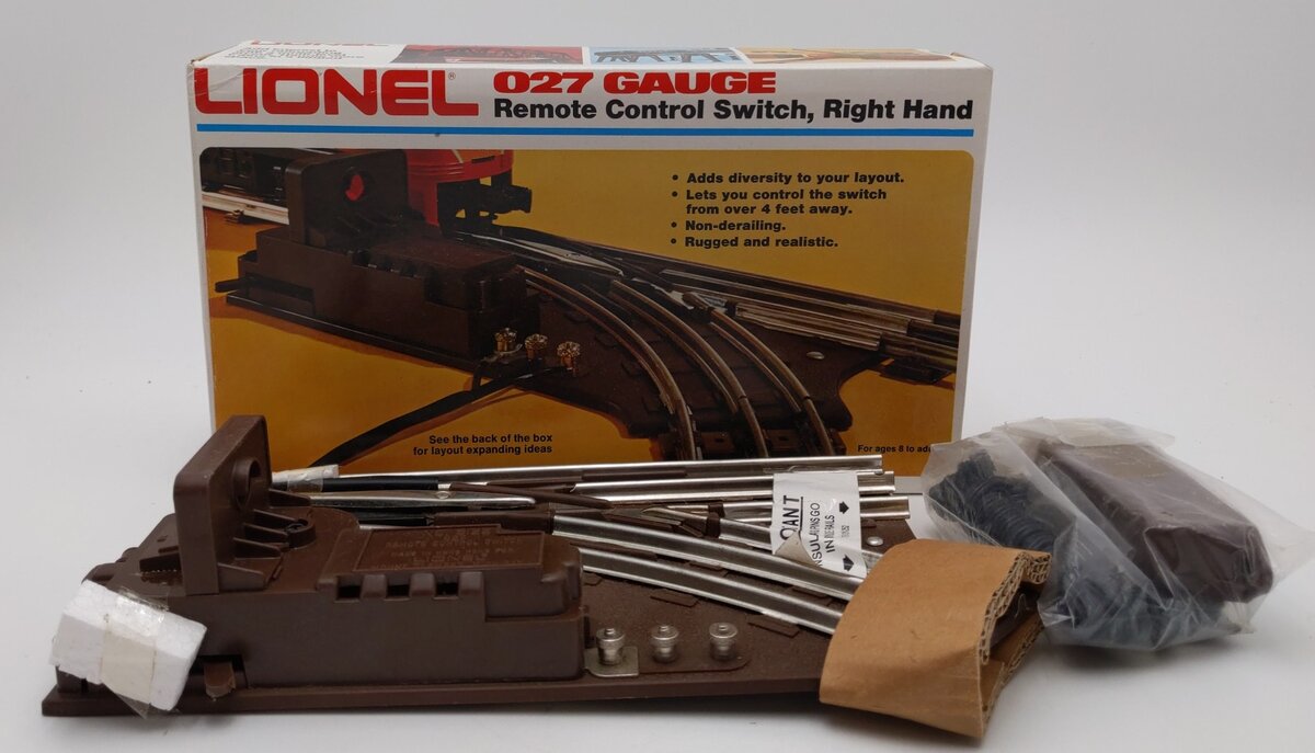 Lionel 6-5122 027 Right Hand Remote Control Switch Turnout NIB
