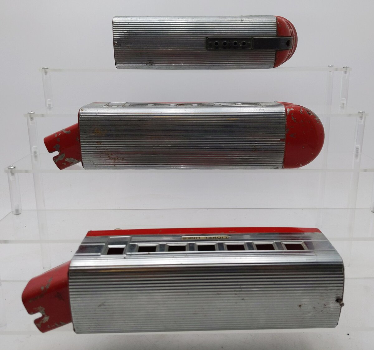 Lionel 1700E Vintage O Chrome Red Junior Streamline Set