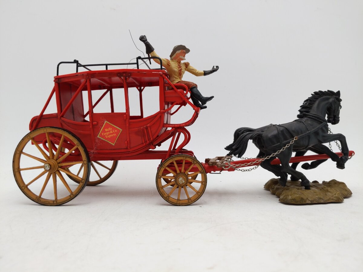 Elastolin Wells Fargo Express Stagecoach EX