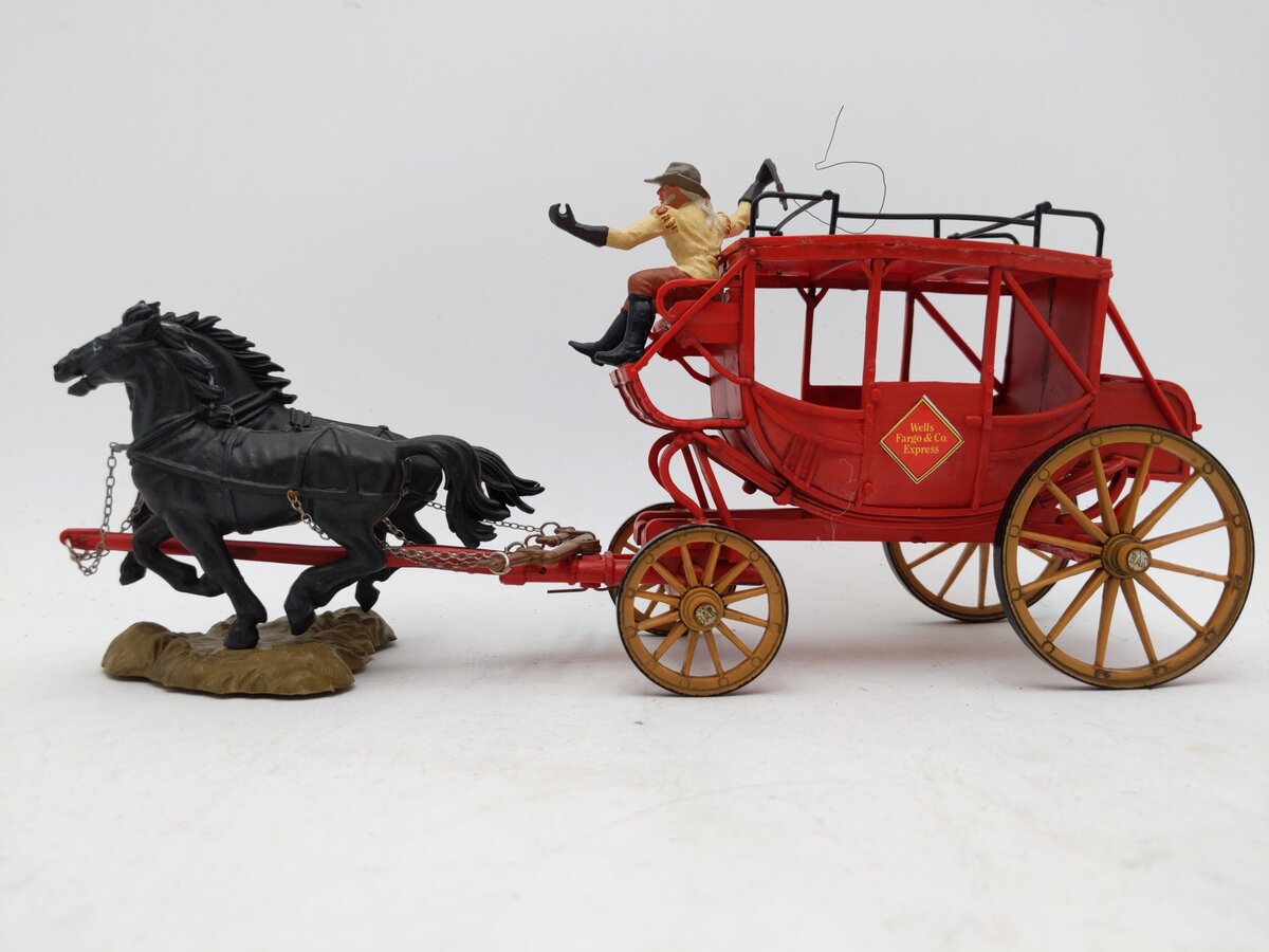 Elastolin Wells Fargo Express Stagecoach EX