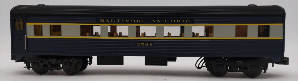 MTH 30-6116 O-27 Baltimore & Ohio Streamlined Coach Car #3568 LN/Box
