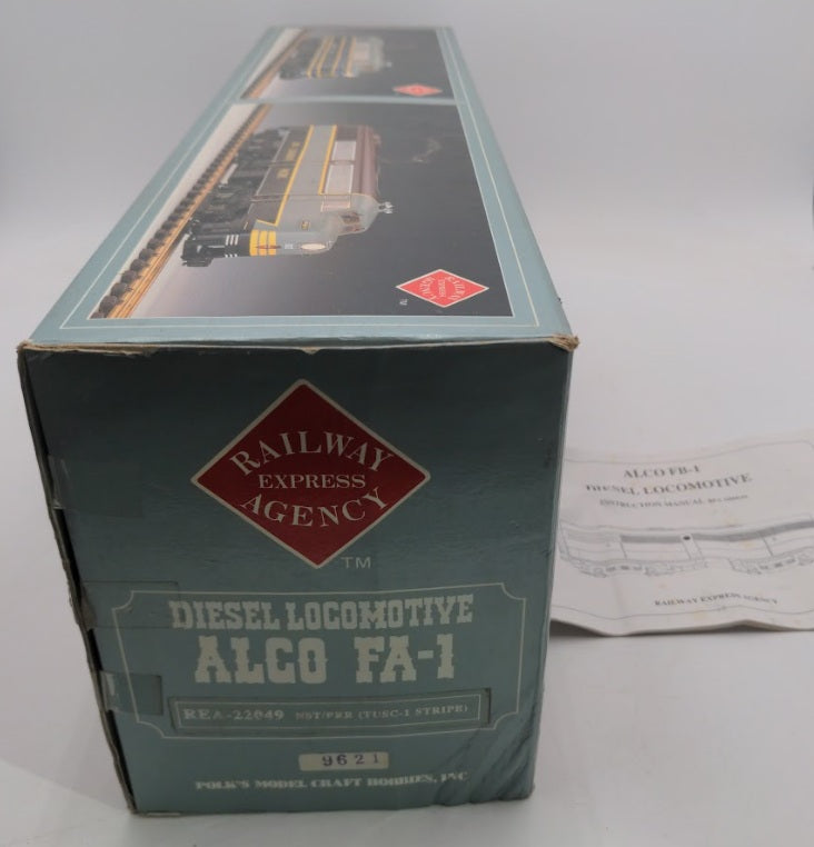 Aristo-Craft 22049 Pennsylvania RR FA-1 Diesel Locomotive #9621 EX/Box