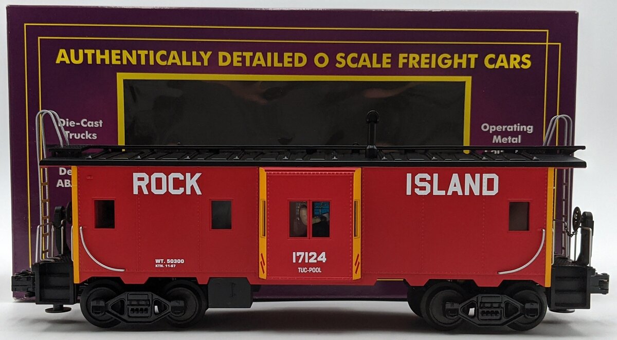 MTH 20-91070 Rock Island Bay Window Caboose #17124 NIB