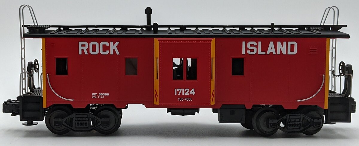 MTH 20-91070 Rock Island Bay Window Caboose #17124 NIB