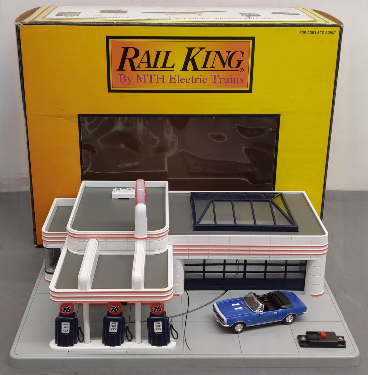 MTH 30-9109 O Gauge Union 76 Operating Gas Station EX/Box