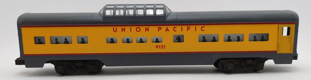 Lionel 6-19121 O Gauge Union Pacific Aluminum Vista Dome Passenger Car EX/Box