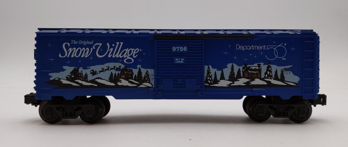 Lionel 6-52096 O Gauge Original Department 56 Snow Village Box Car #9756 LN/Box