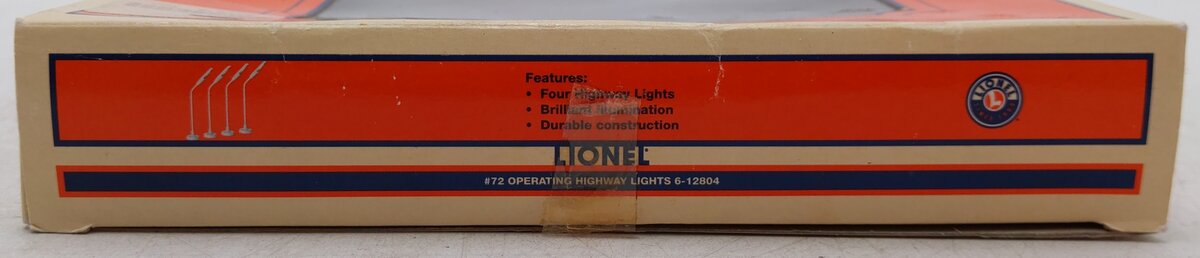 Lionel 6-12804 O And O27 Operating Highway Lights (Set of 4) EX/Box
