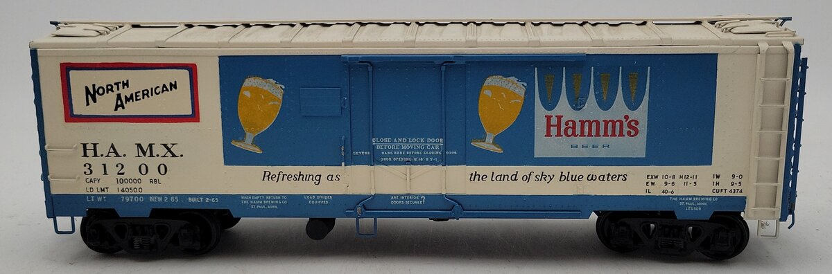 O Scale (2-rail) Hamm's Beer BRASS Refrigerator Car #31200 -CUSTOM