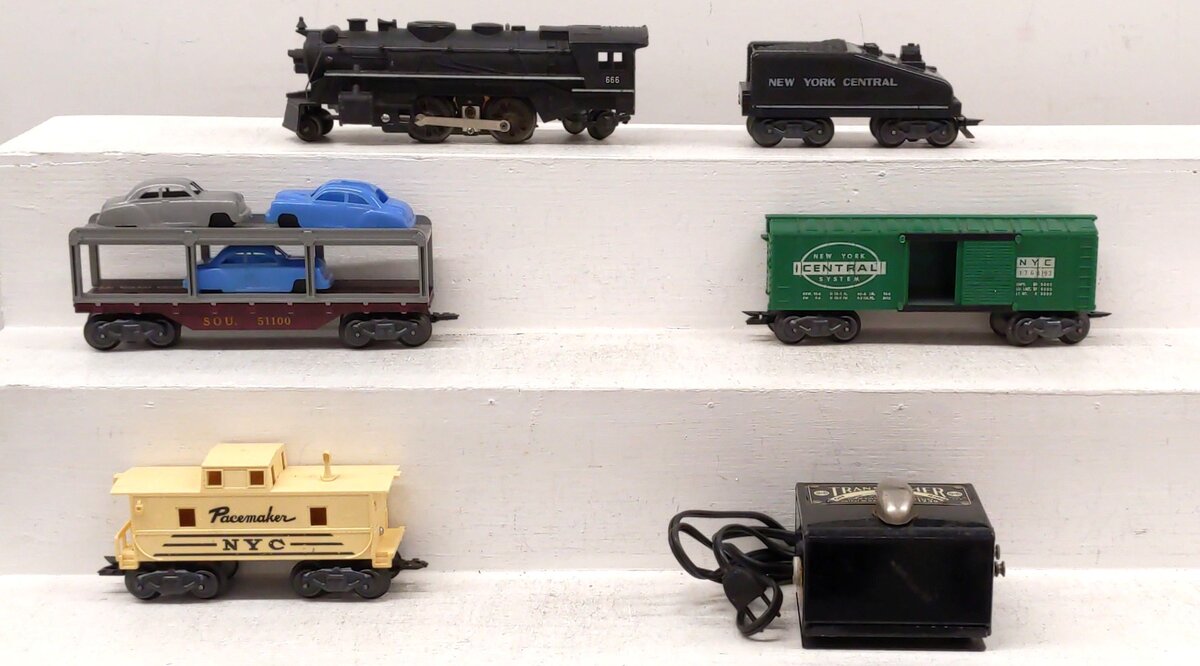 Marx Vintage O Steam Locomotive Freight Train Set VG