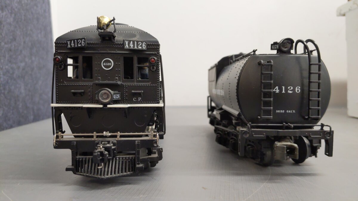 MTH 20-3125-1 O Southern Pacific AC-6 Cab-Forward Steam Engine & Tender w/PS1 EX/Box