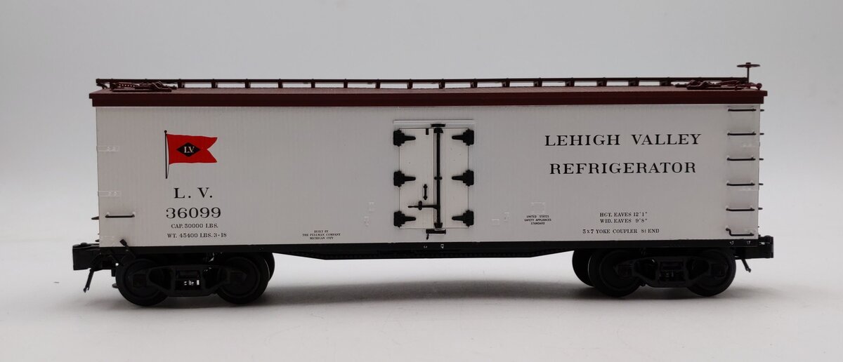 Atlas 8113-3 O Lehigh Valley Wood Reefer #36099 [3 Rail] LN/Box