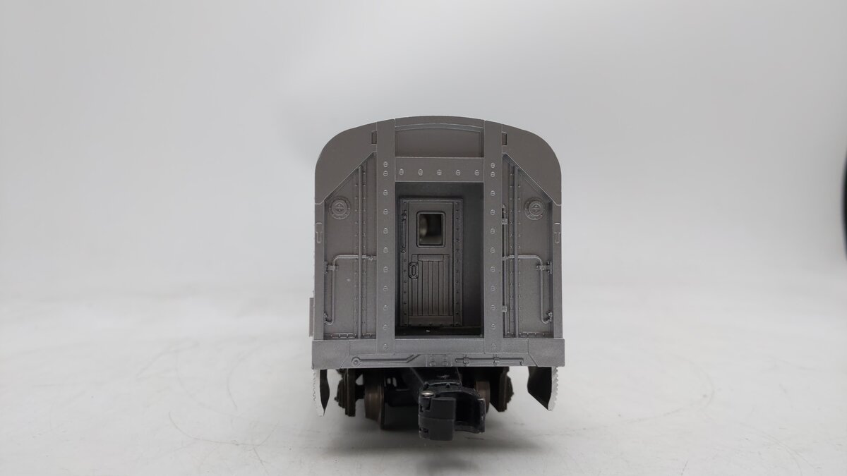Lionel 6-9580 O Gauge Burlington Aluminum "Silver Veranda" Observation Car EX