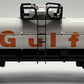 Lionel 6-6301 O Gauge Gulf Oil Single Dome Tank Car EX/Box