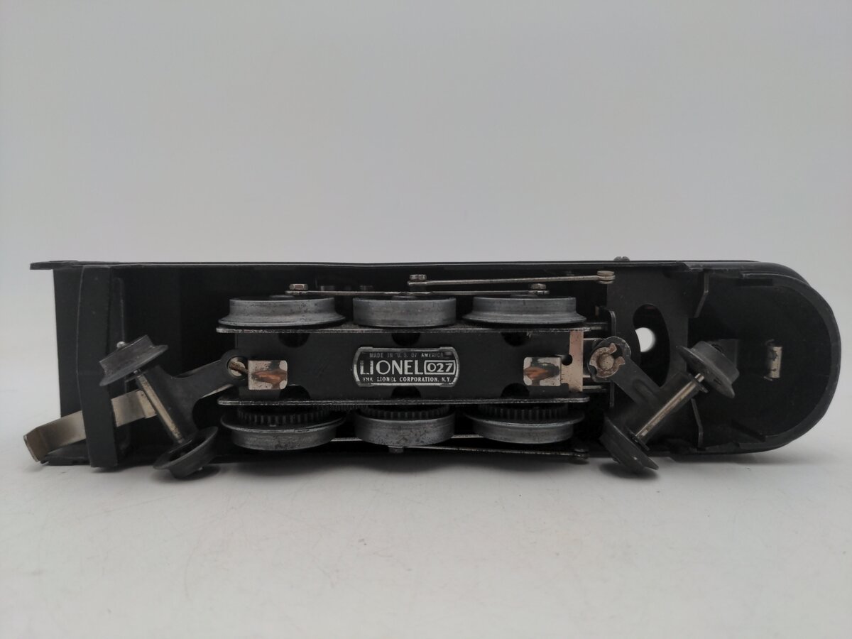 Lionel 1668 Vintage O 2-6-2 LL Black Torpedo Steam Locomotive VG