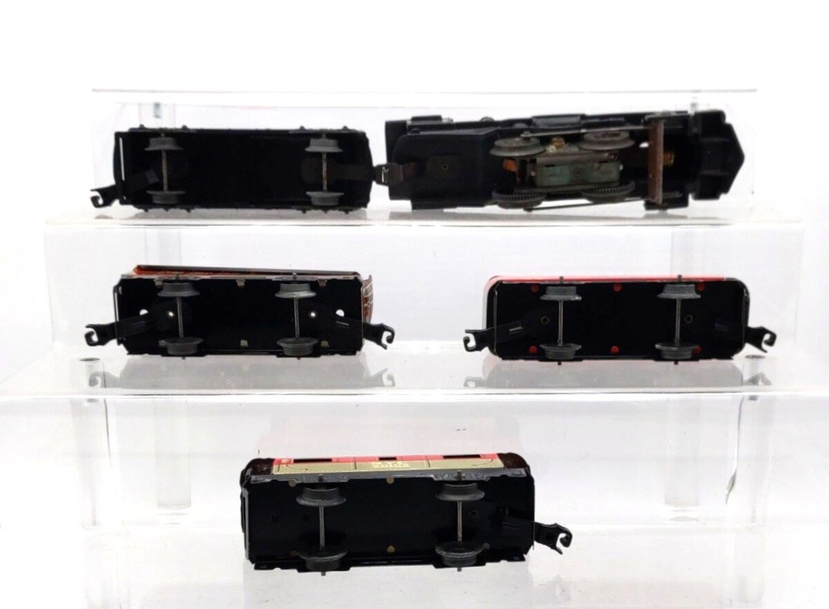 Marx Vintage O 0-4-0 Steam Locomotive Freight Train Set