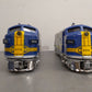 Menards 279-9330 O Gauge Santa Fe Diesel Locomotive Powered & Non-Powered Set EX