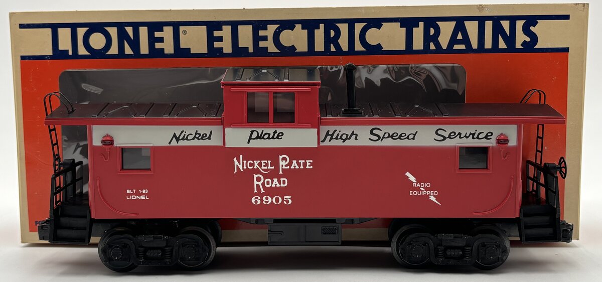 Lionel 6-6905 O Gauge Nickel Plate Road Illuminated Extended Vision Caboose EX/Box