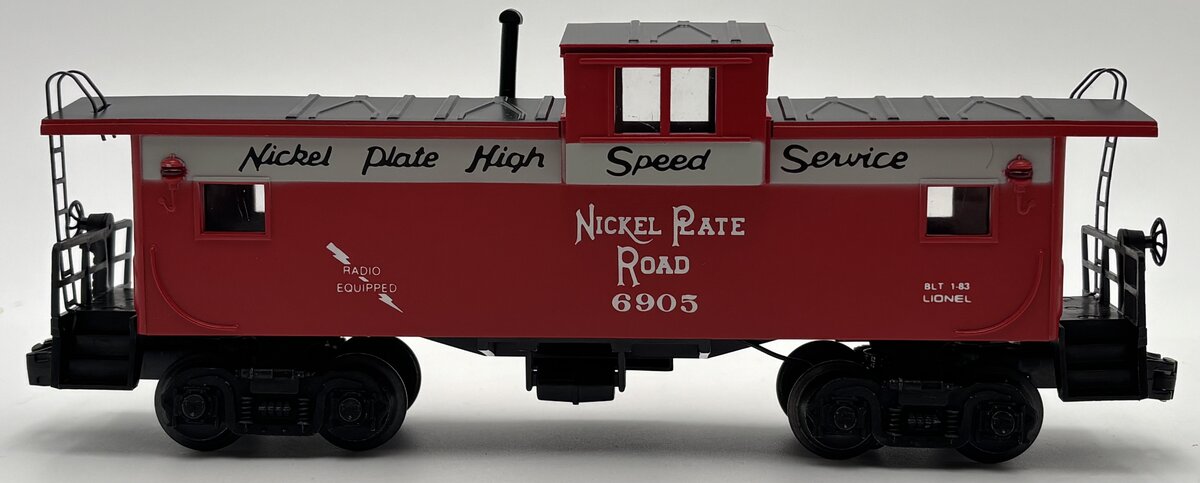 Lionel 6-6905 O Gauge Nickel Plate Road Illuminated Extended Vision Caboose EX/Box