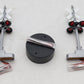 MTH 30-11014 O Scale RailKing Crossing Flasher W/Sound Operating (Set of 2) LN/Box
