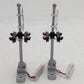 MTH 30-11014 O Scale RailKing Crossing Flasher W/Sound Operating (Set of 2) LN/Box