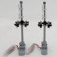 MTH 30-11014 O Scale RailKing Crossing Flasher W/Sound Operating (Set of 2) LN/Box