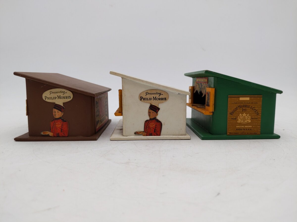 American Flyer 271 Vintage S 3-Piece Whistle Stop Building Set EX/Box