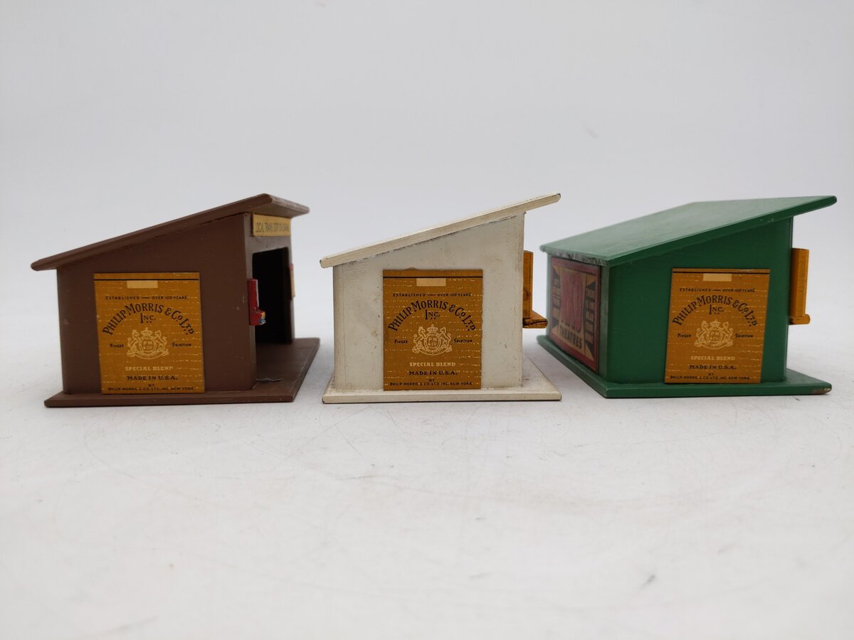 American Flyer 271 Vintage S 3-Piece Whistle Stop Building Set EX/Box
