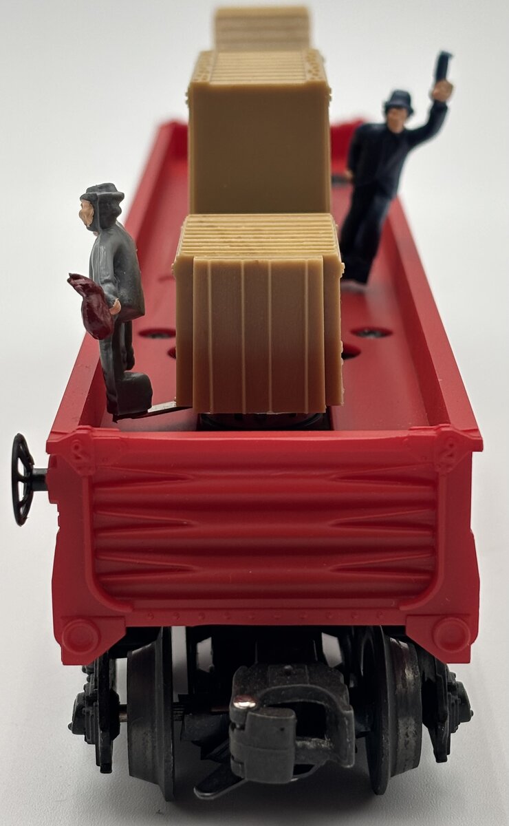 Lionel 6-9307 O Gauge Erie Animated Cop & Hobo Gondola #9307 EX/Box