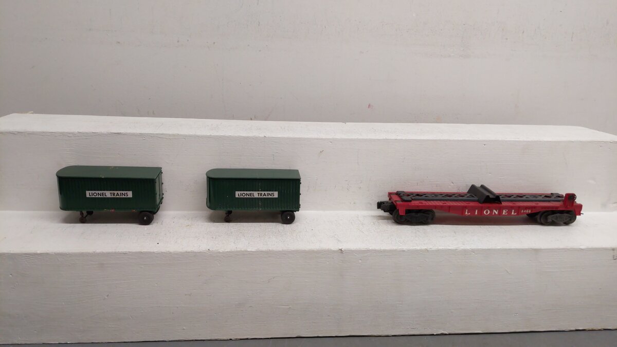 Lionel 460 Vintage O Piggyback Loader Set EX/Box