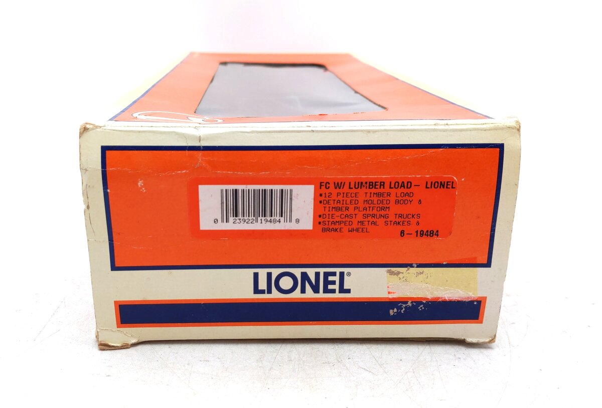 Lionel 6-19484 Forklift Flatcar without wood ties EX/Box