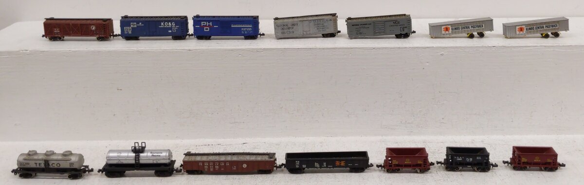 N Scale Assorted Freight Cars [14] EX