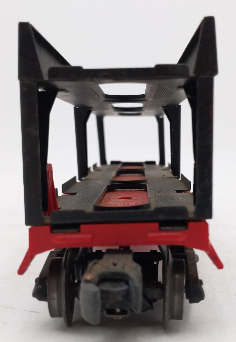 Lionel 6414 Vintage O Gauge Postwar Evans Autoloader with 4 Automobiles VG