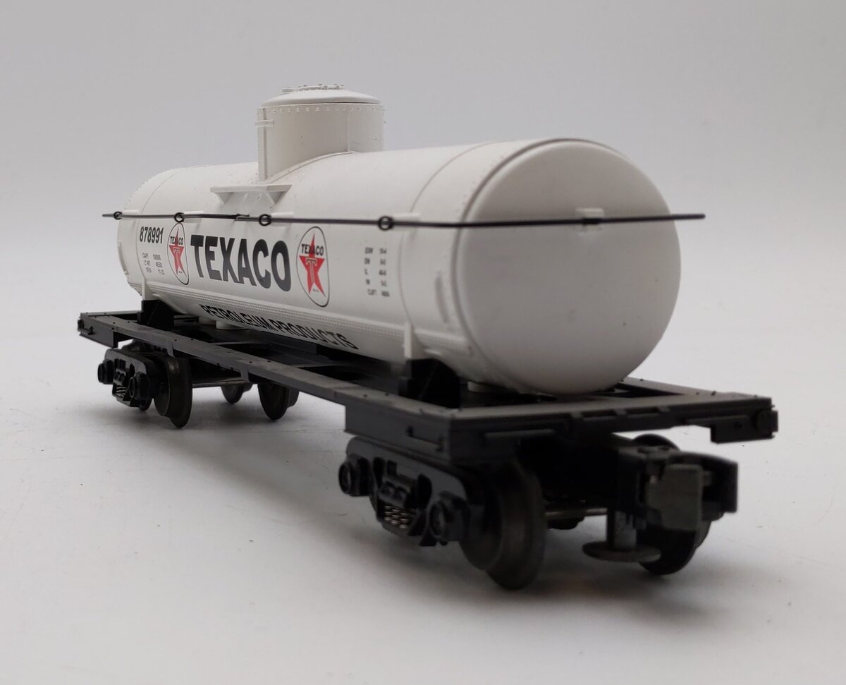 MTH 30-7316 O Texaco Single Dome Tank Car #878991 EX/Box